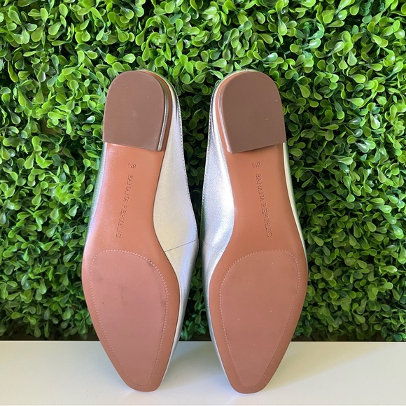 Banana Republic Metallic Silver Mules - Picture 5 of 8
